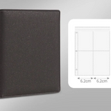 A5 Kpop Photocard Binder Stary Glitter Leather 3 Ring Collect Book