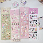 kawaii sticker animal sticker sheet
