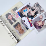 A5 Slim Standard Wide 7 Hole Clear Kpop Photocard 4 Pocket 2 Pocket 1 Pocket Kpop Postcard Binder Pages