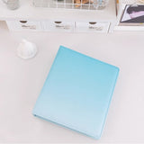 A5 Wide Binder Macaron Gradient kpop photocard Binder D Ring Binder