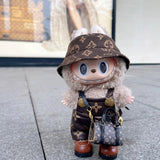 Labubu LV Louis Vuitton Clothes Designer Outfit Set with LV Bag and Shoes