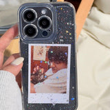 Clear Glitter Starry Jelly Kpop Phone Case iPhone 16 Pro Max