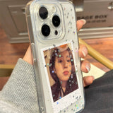 Clear Glitter Starry Jelly Kpop Phone Case iPhone 16 Pro Max