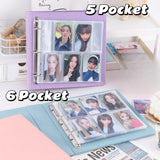 5/6 Pocket A5 Extra Wide Glitter Kpop Photocard Binder for TXT Red Velvet New Jeans featured 0806