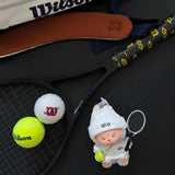 Alo Labubu Clothes Tennis Outfit with Racket Pin