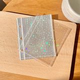 A7 3 ring Mini Kpop Photocard Binder Holographic Refill Pages Inserts 03
