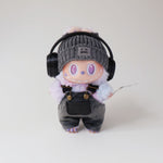 City Vibe clothes for labubu with headphone and beanie