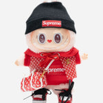 Labubu Supreme Clothes x LV Louis Vuitton Outfit Set with Jordan Shoes