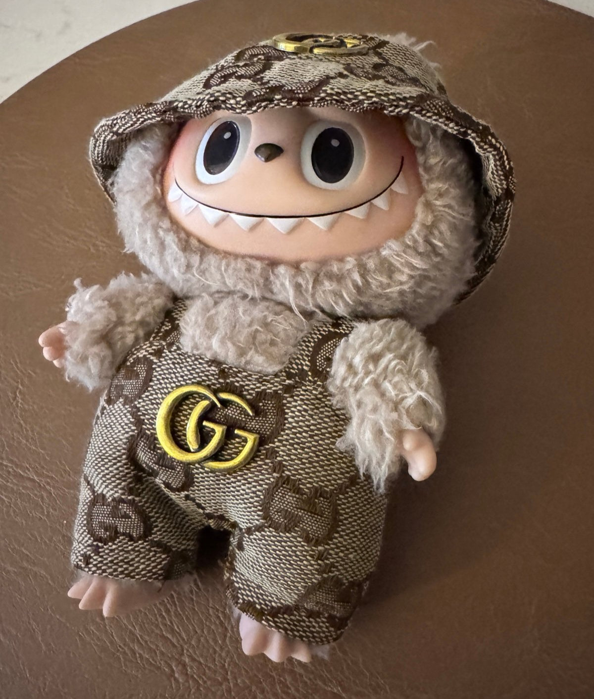 labubu clothes gucci Overall Brown