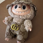 labubu clothes gucci Overall Brown