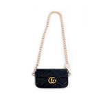 Labubu Accessories Gucci Bag Black