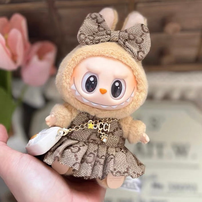 Labubu Clothes Gucci Dress with bag