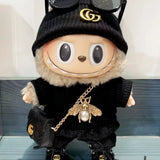 LABUBU Clothes Gucci Black Sweater Outfit Set