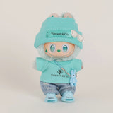 Green Grape Labubu Clothes Tiffany Inspired Outfit Set