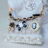 Labubu Clothes Chanel White Luxury Designer Set