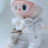 Labubu Clothes Chanel White Luxury Designer Set