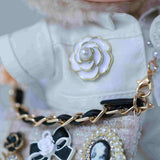 Labubu Clothes Chanel White Luxury Designer Set