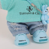 Green Grape Labubu Clothes Tiffany Inspired Outfit Set