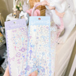 Charm Stickers blue and purple