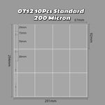 Kpop Photocard Bidner Big Binder 12 Pocket Refill Pages 10Pcs 02