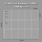 Kpop Photocard Big Binder 15 Pocket 10 refill pages 