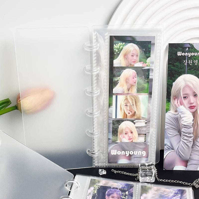 Kpop Photocard Binder Collect Book Lift 4 cut Life Strip Photocard Holder