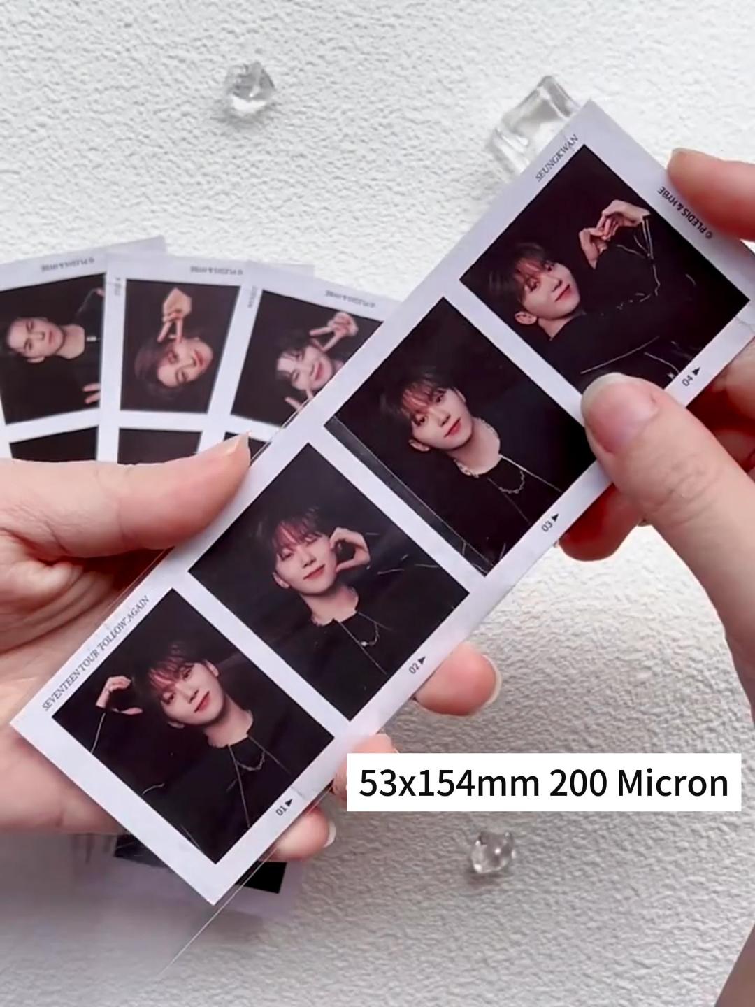 Kpop Photocard Binder Collect Book Life 4 cut Strip Card Sleeves 02