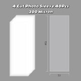Kpop Photocard Binder Collect Book Life 4 cut Strip Card Sleeves SEVENTEEN 04