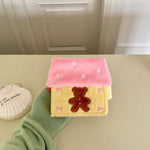 Kpop Photocard Binder Mini Binder Cute Plush PC Holder Pink House 03
