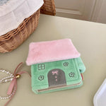 Kpop Photocard Binder Mini Binder Cute Plush PC Holder Pink House 04