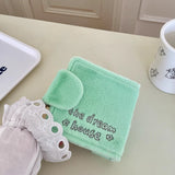 Kpop Photocard Binder Mini Binder Cute Plush PC Holder Pink House 05