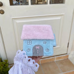 Kpop Photocard Binder Mini Binder Cute Plush PC Holder Pink House 08