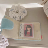 Kpop Photocard Binder Mini Binder Cute Plush PC Holder Pink House 09