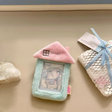 Kpop Plush PC Photocard holder Grey Icy Blue