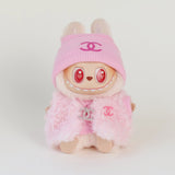 Labubu Clothes Chanel​ Pink Outfit 