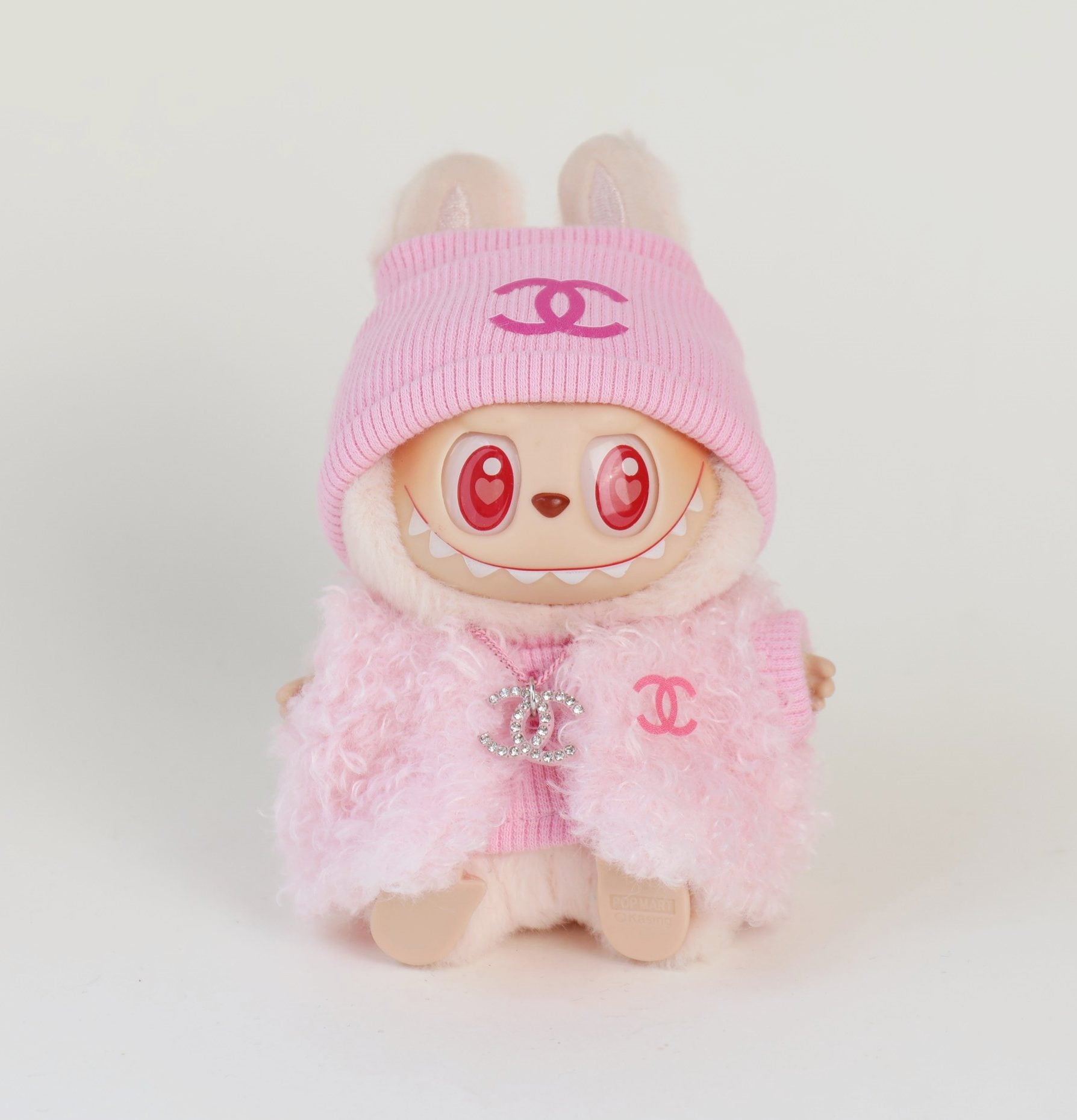 Labubu Clothes Chanel​ Pink Outfit 
