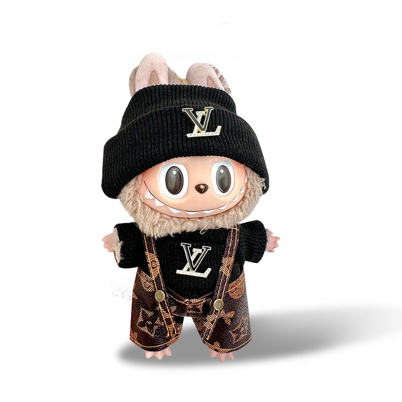 Labubu Clothes LV Beanie 3pcs Set
