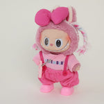 Labubu Clothes Pink with phone