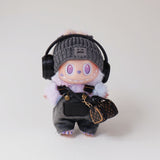 Labubu Clothes Streewear with Headphone and LV Bag