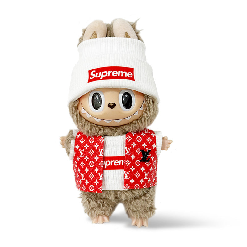 Labubu Clothes Supreme x  LV Outfit Set