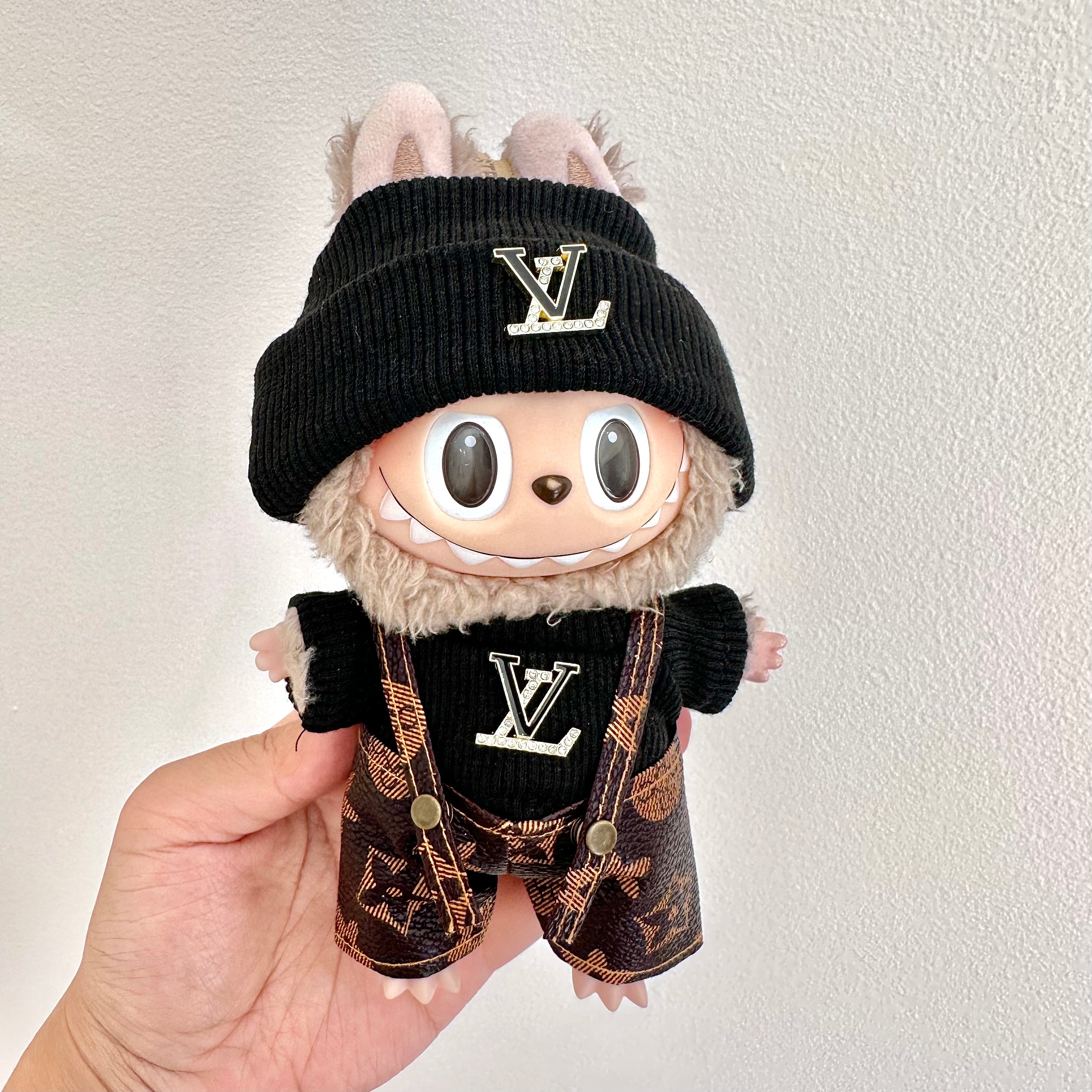 Labubu_Clothes_Louis Vuitton_Beanie 3pcs Set