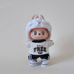 Labubu Helmet Clothes Outfit Set