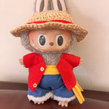Labubu Luffy Clothes One Piece Costume Outfit Set