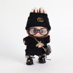 Labubu Outfit All Black Gucci-Inspired Outfit Set (6 items)