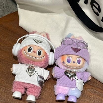 Labubu Prada Clothes white