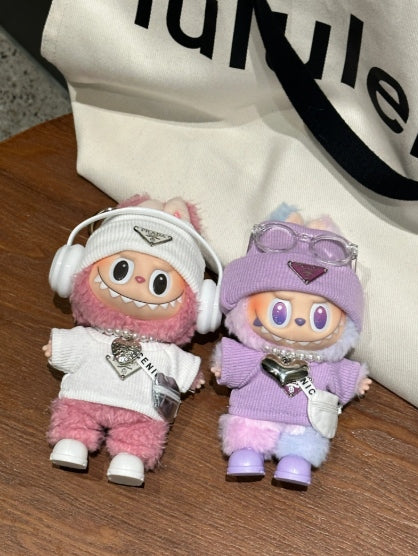 Labubu Prada Clothes white
