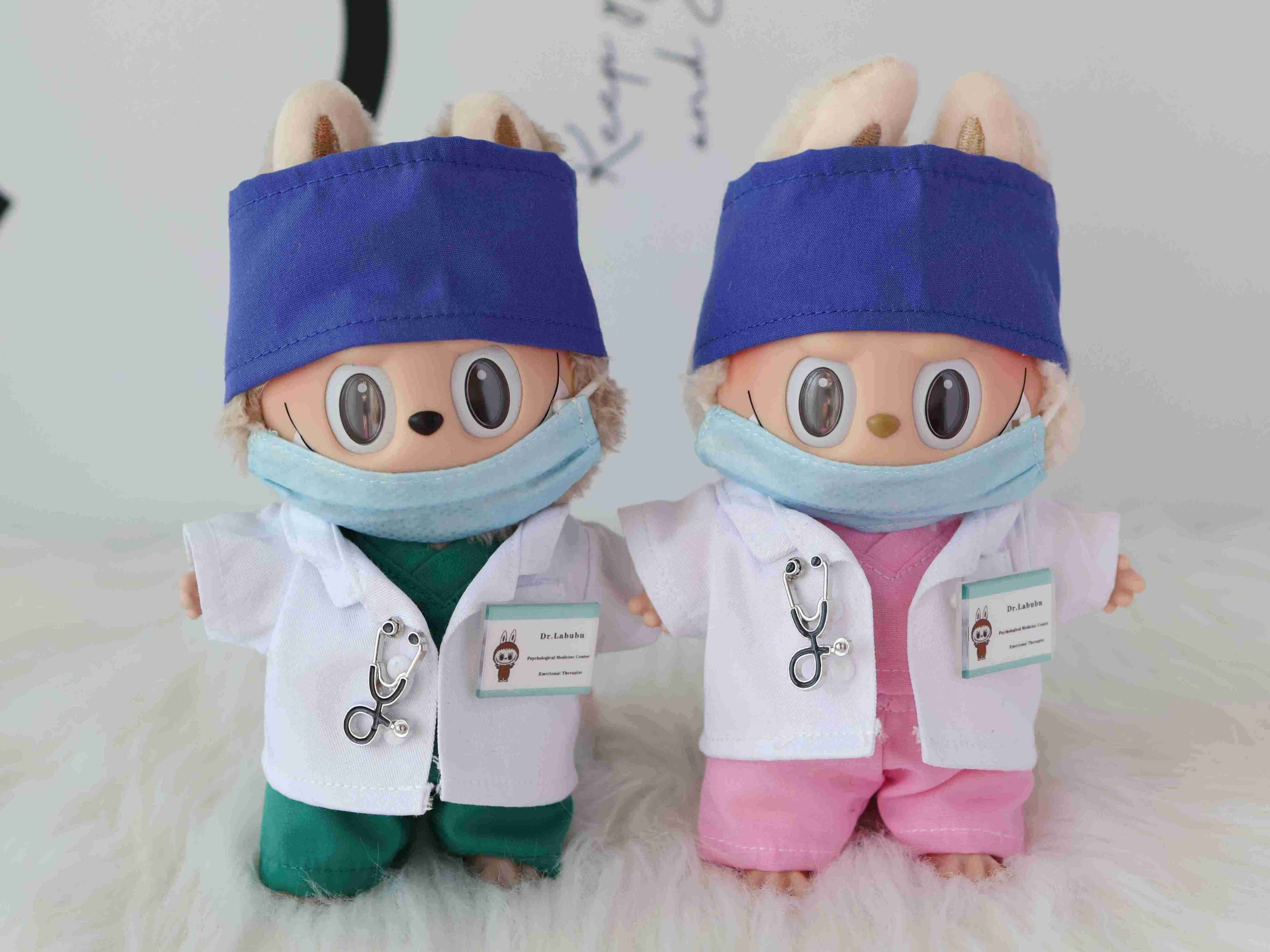 Labubu Scrubs Outfit Set