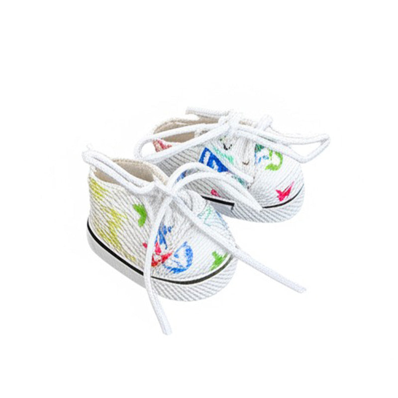Labubu Shoes Louiv Vuitton White