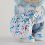 Labubu outfits Chanel with chanel crossbody bag