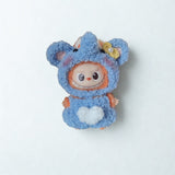 Mini Labubu Clothes V4 Blue Elephant Outfits